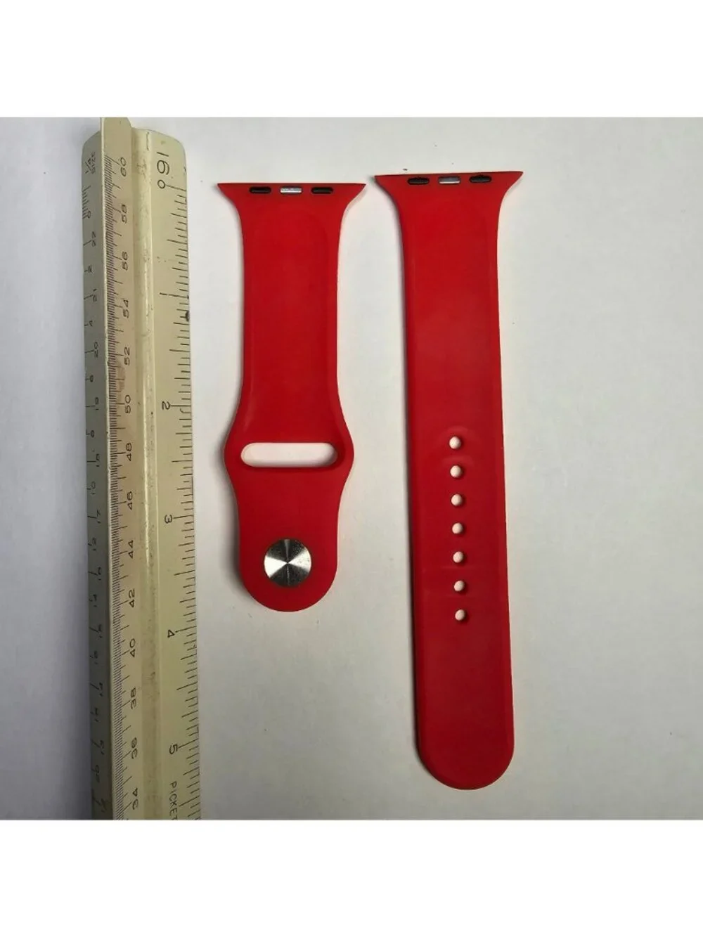 Air Jordan Apple Watch Textured Silicone Sport Band (42mm/44/46/49) Red